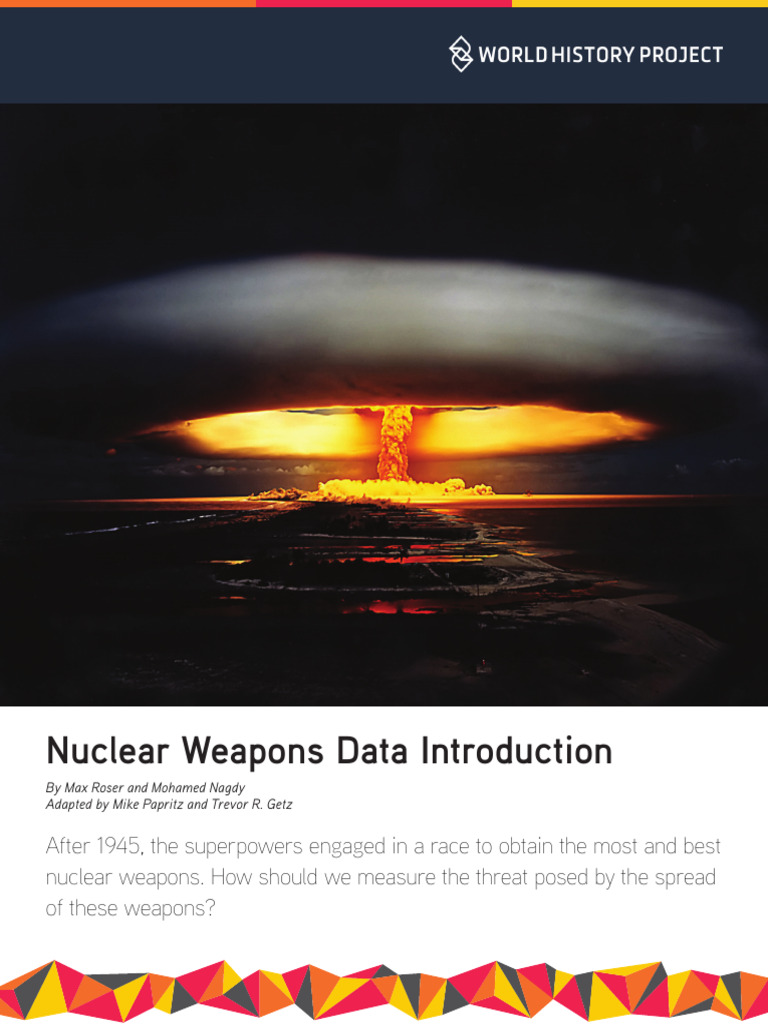 Nuclear Weapons Proliferation Overview | PDF | Nuclear Weapons ...