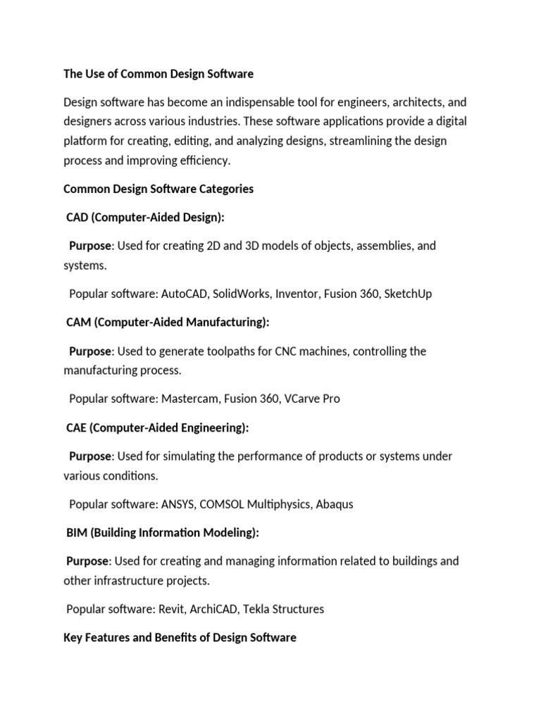 CAE Software for Enhanced Design Efficiency | PDF