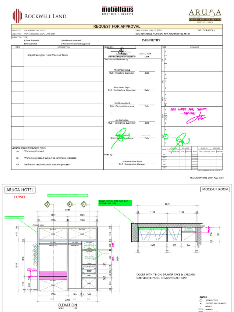 Aruga Mactan Hotel RFA Submission | PDF | Technical Drawing ...