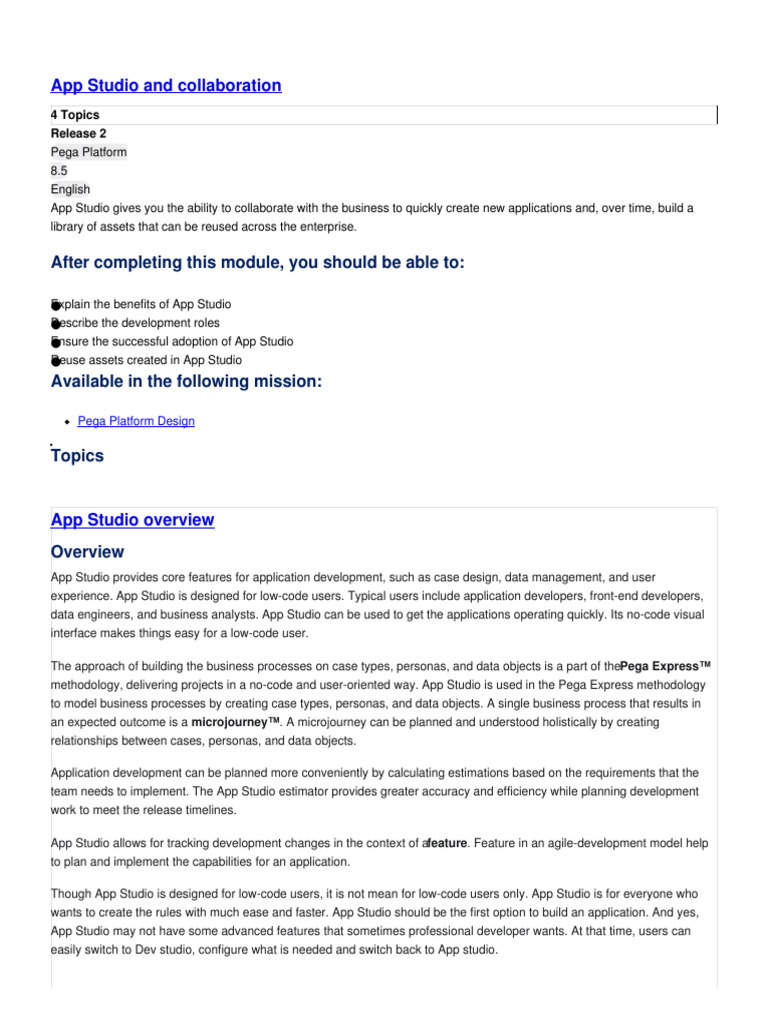 07.app Studio and Collaboration | PDF | Software Development | User ...