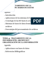 Tratamiento de La Información: Bases de Datos