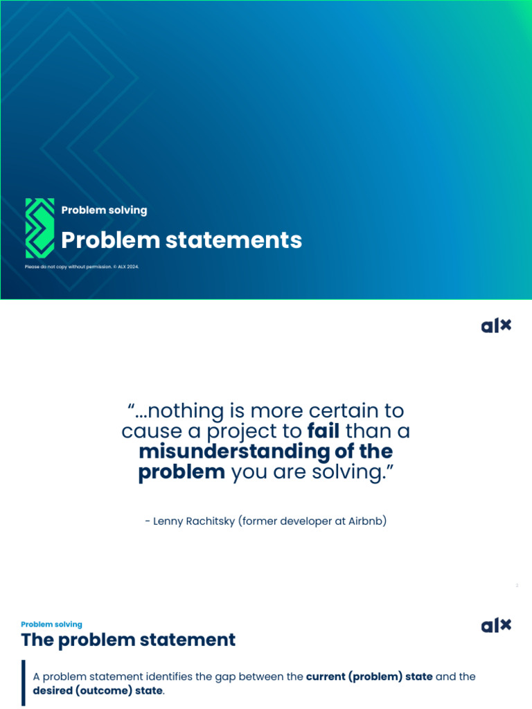 Crafting Effective Problem Statements | PDF | Hypothesis | Question