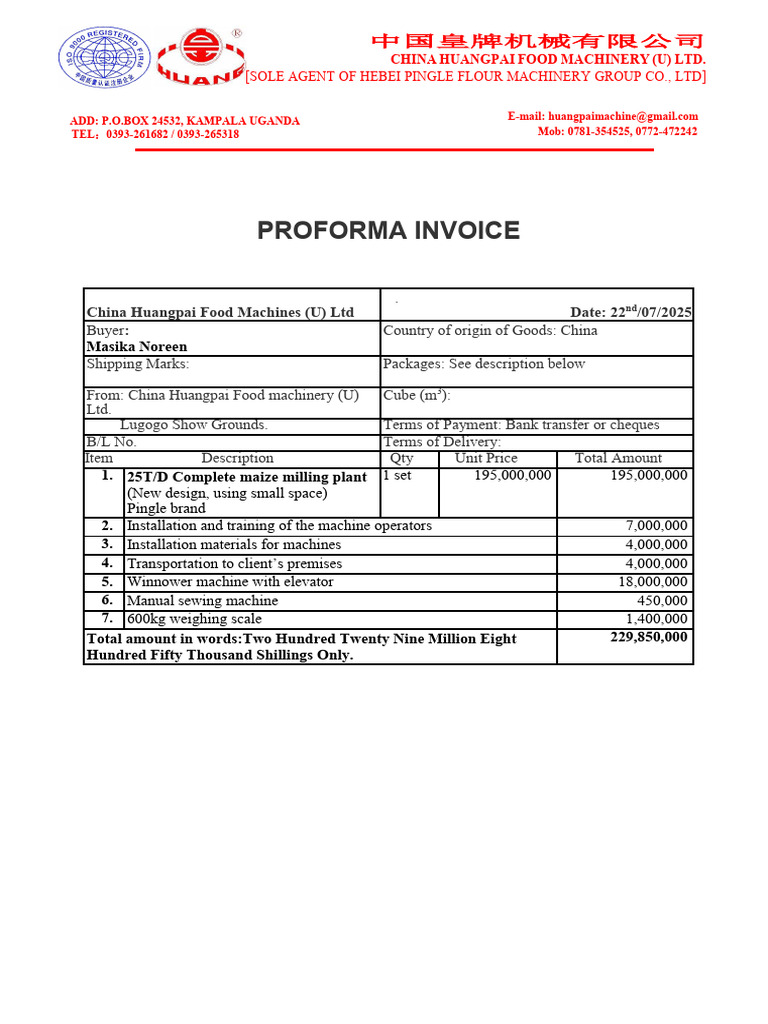 proforma-invoice-for-maize-milling-plant-pdf