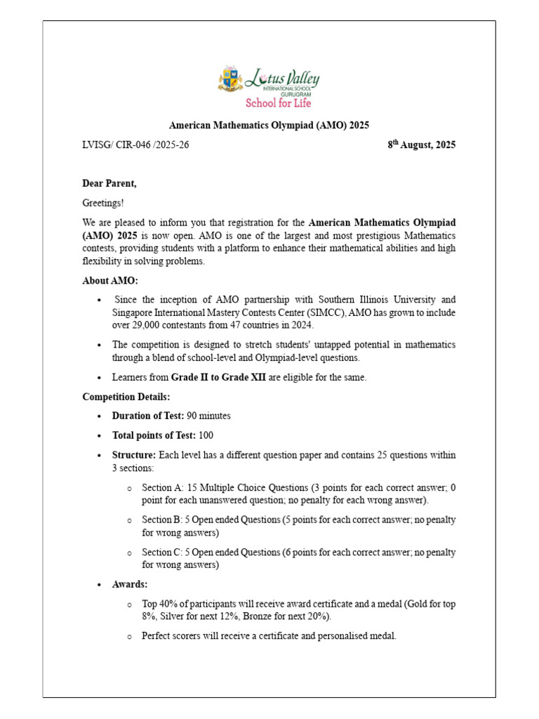 Asm Circular 312703 | PDF | Educational Assessment And Evaluation ...