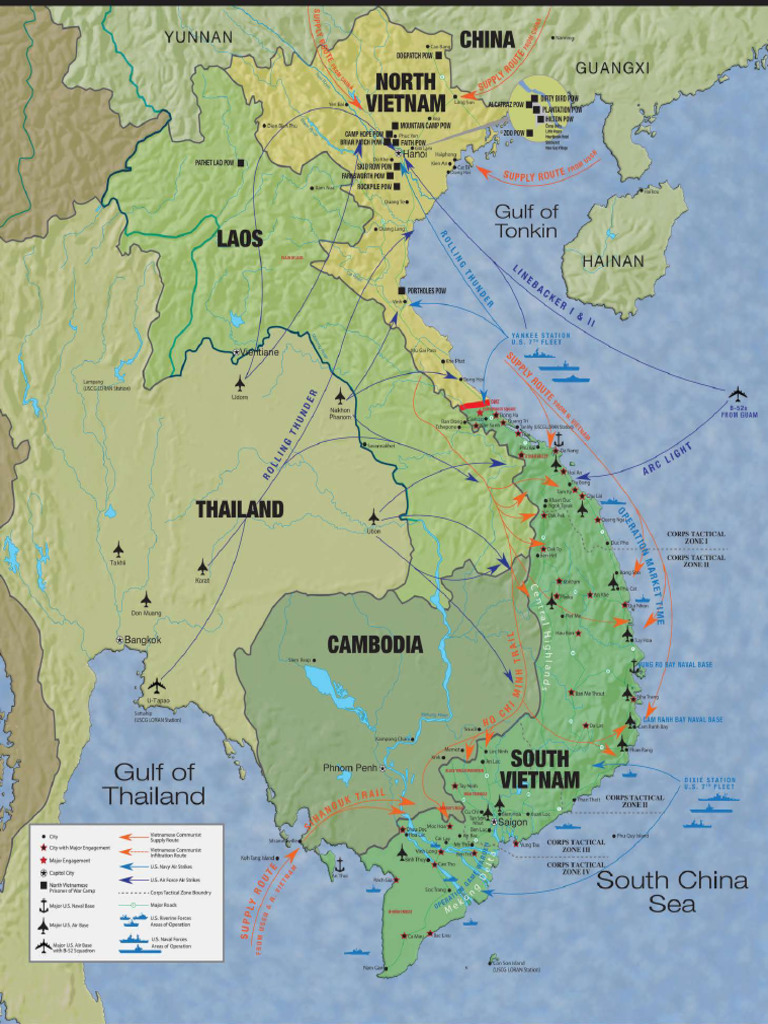 Vietnam War Map Pdf