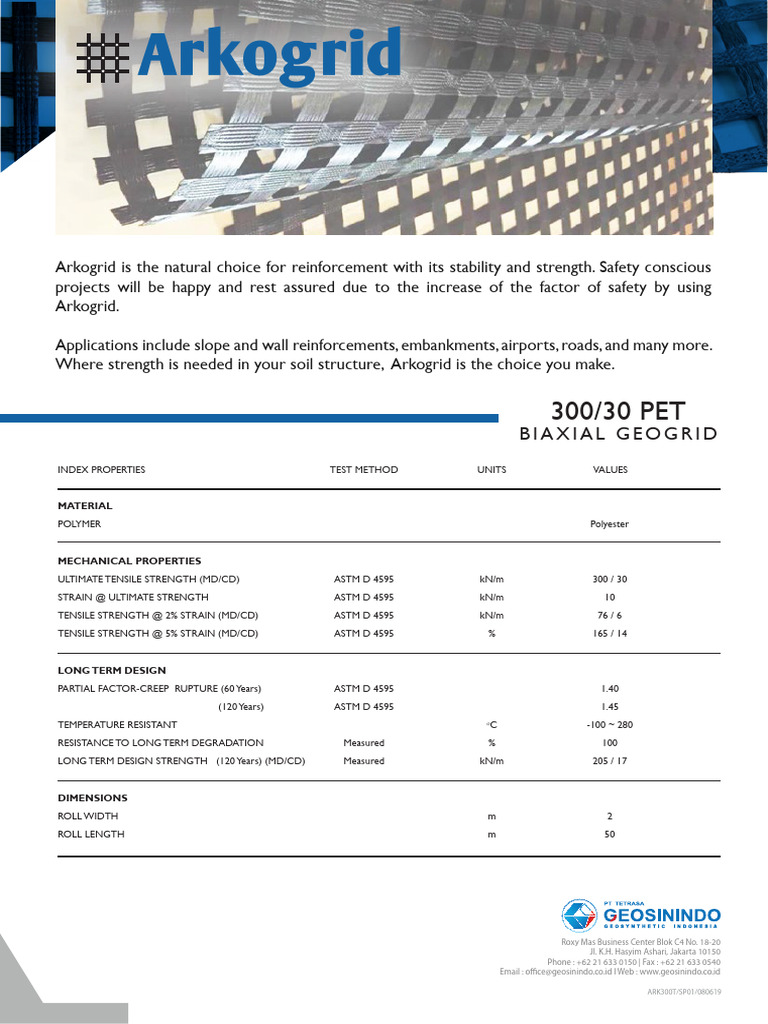 Secugrid 30/30 Data Sheet Overview | PDF | Building Materials ...