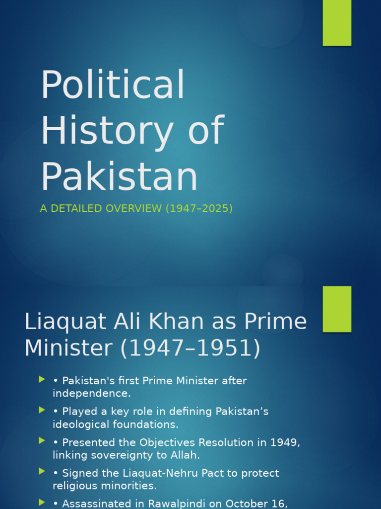 Political History of Pakistan | PDF | Benazir Bhutto | Government