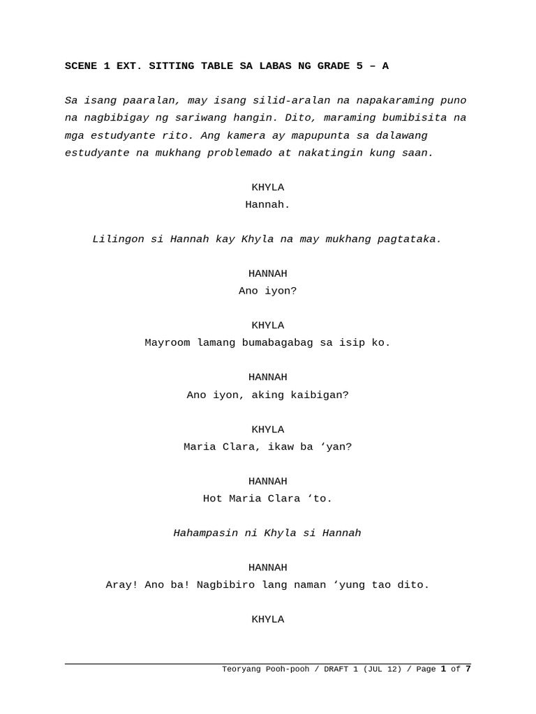 KPWKP Screenplay | PDF