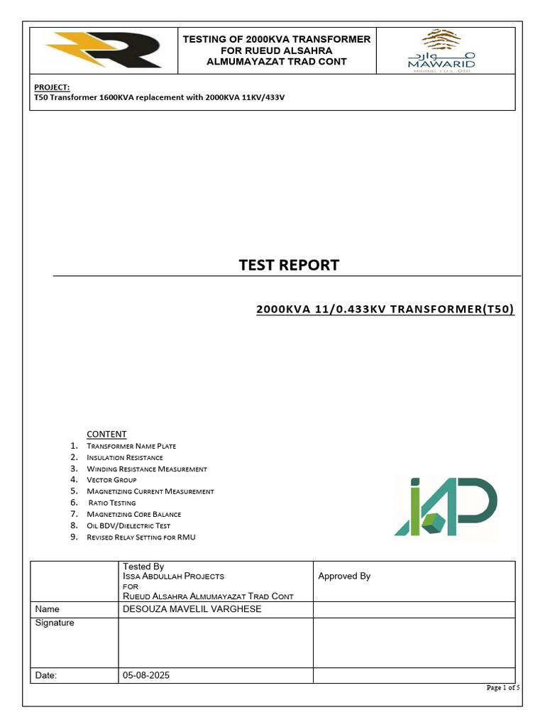 Test Report | PDF