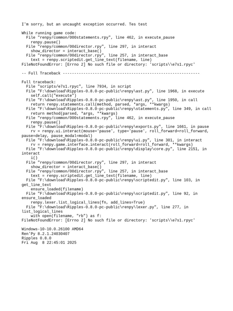 Traceback | PDF