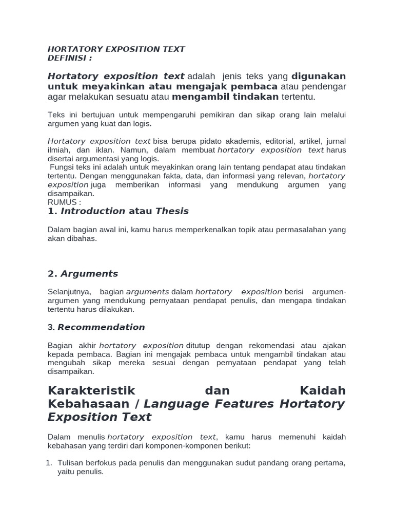 Contoh Teks Hortatory: Daur Ulang | PDF