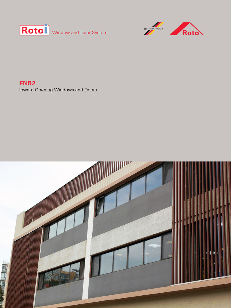 Rotoi Inward Opening Windows & Doors | PDF | Window | Door
