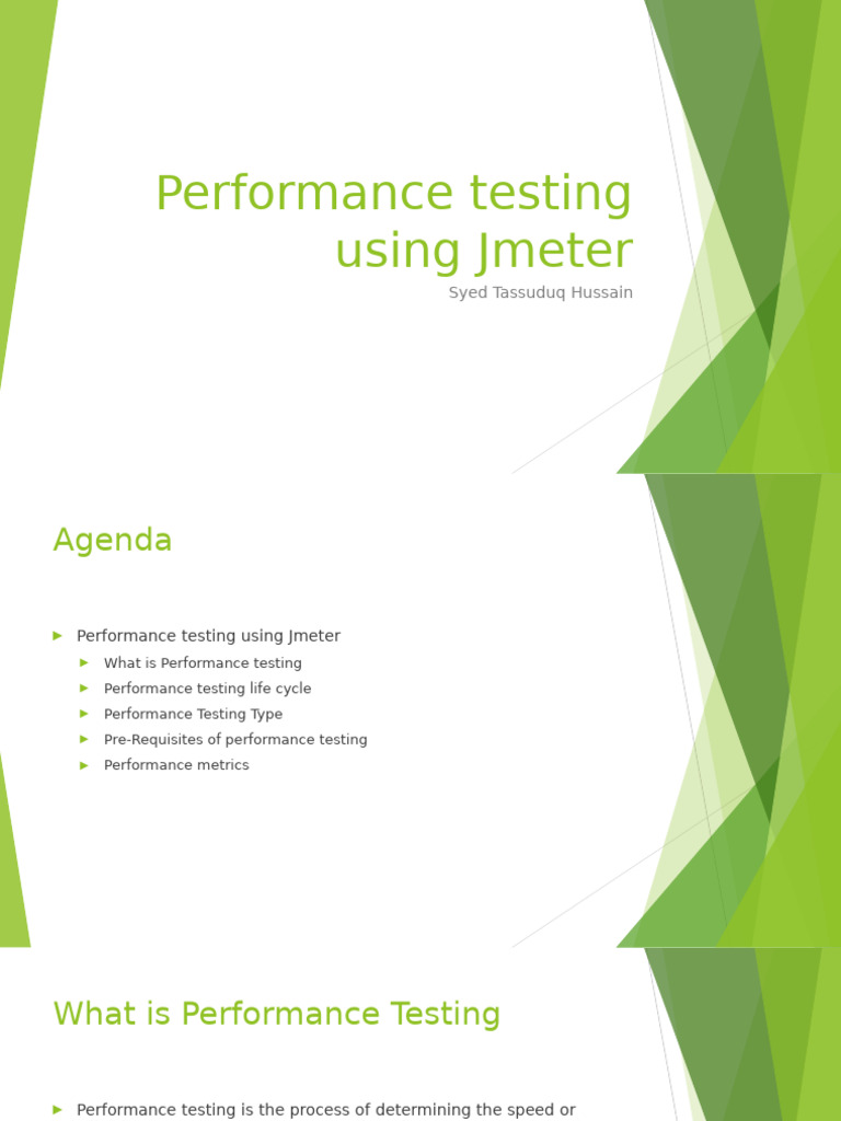 JMeter Performance Testing Guide | PDF | Software Testing | Web Server