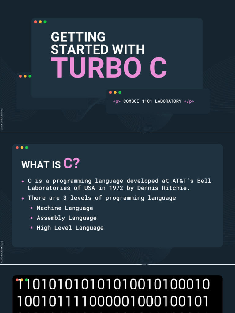 I. Getting Started With C | PDF | Computer Programming | Computing