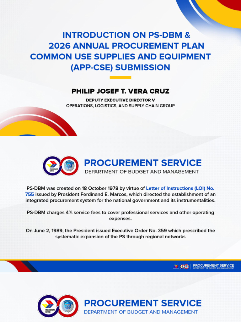 APP-CSE Submission Guidelines 2026 | PDF | Procurement