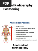 Radiographic Positioning Terminology | PDF | Anatomical Terms Of Motion ...