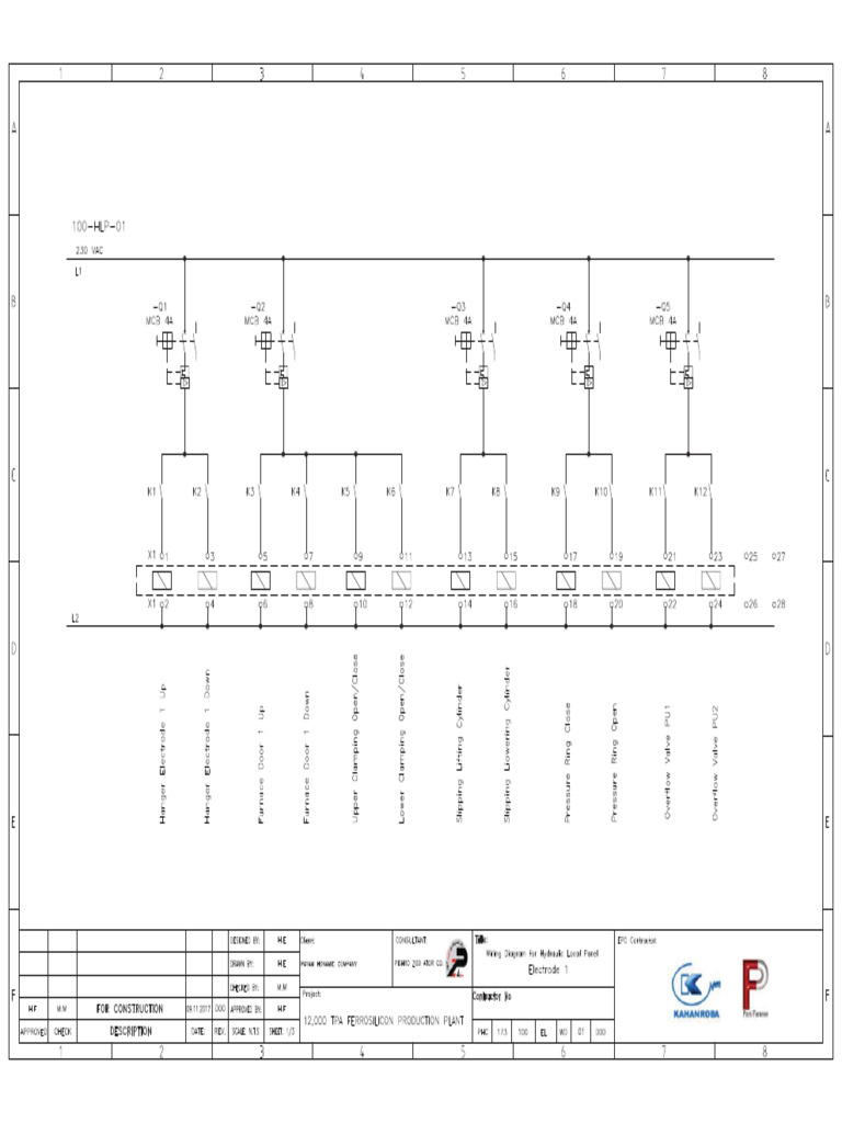 Wiring Diagram For Pneumatic & Hydraulic LP & LCB-01 | PDF
