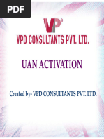 UAN Activation Process | PDF