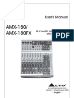 AMX-180/ AMX-180FX: User's Manual