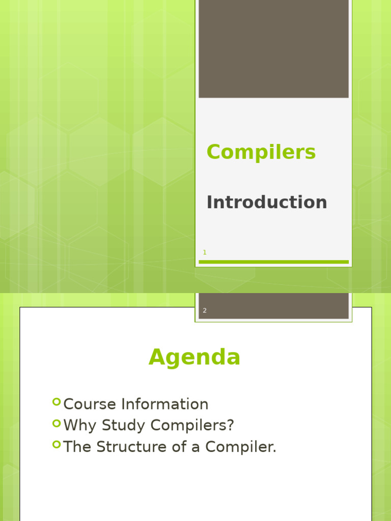 1 - Compilers CH (Introduction) | PDF | Compiler | Software Development
