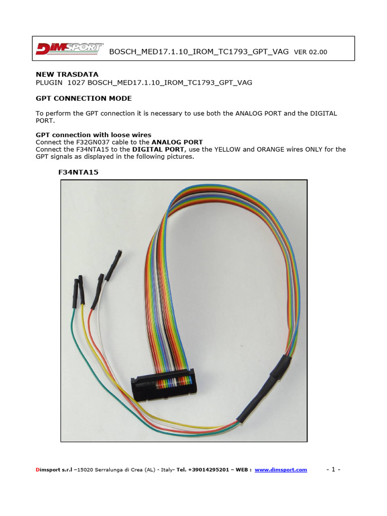 MED17.1.10 GPT Connection Guide | PDF | Computer Engineering | Physical ...