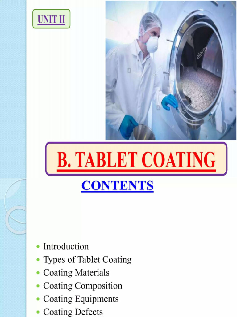 Tablet Coating | PDF