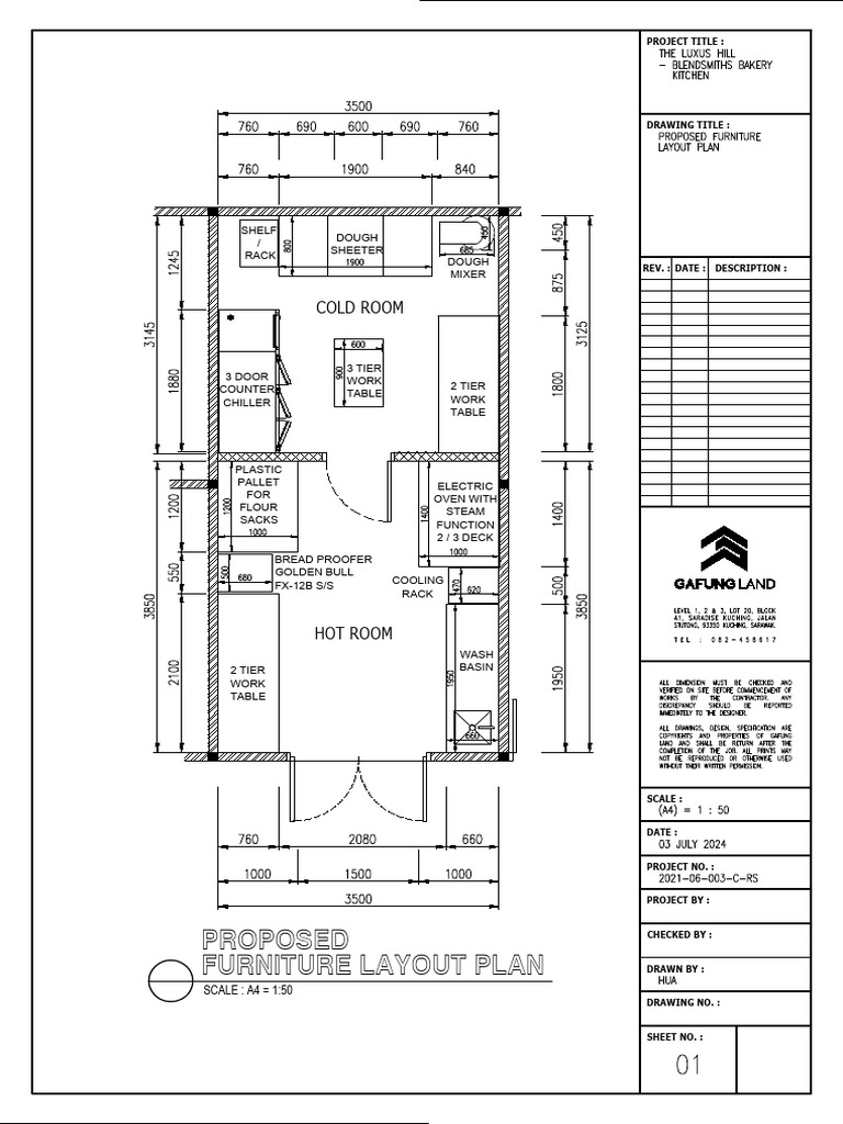 Bakery Kitchen Layout Plan | PDF