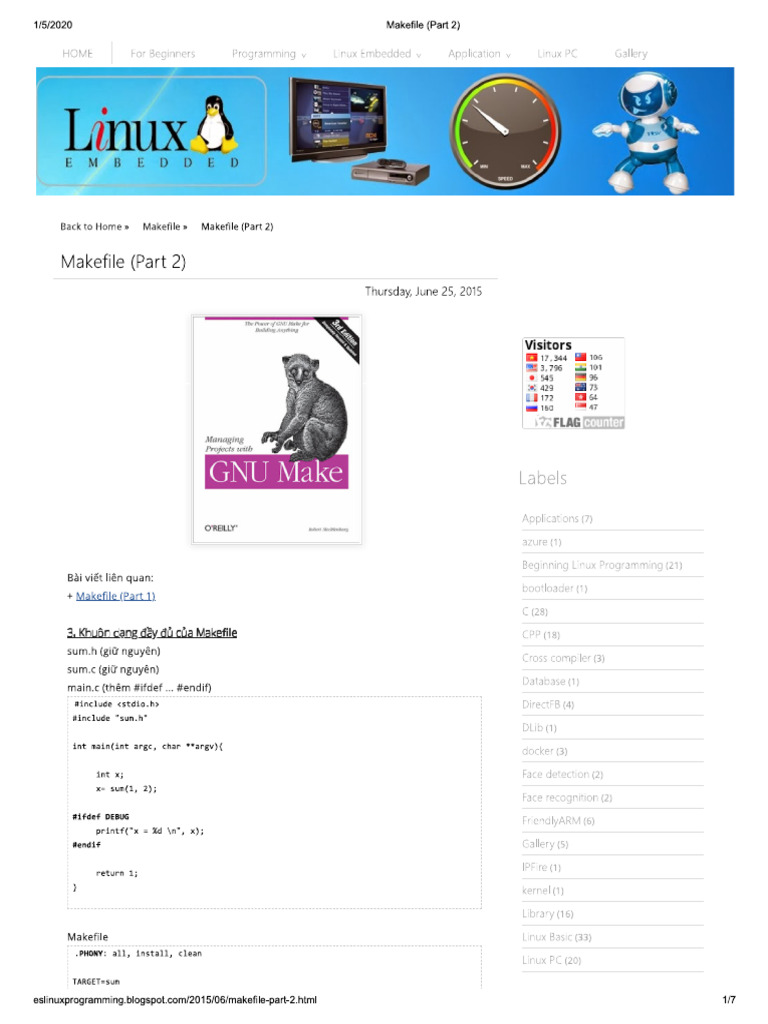 Makefile (Part 2) | PDF