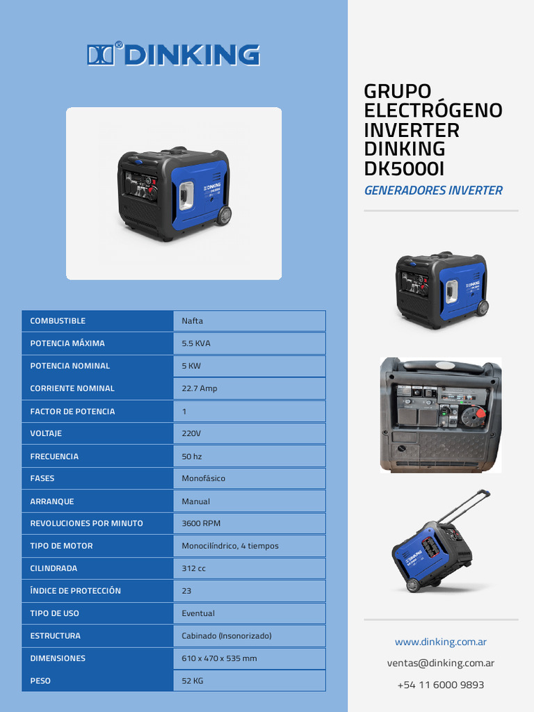 Folleto Dinking DK5000I | PDF