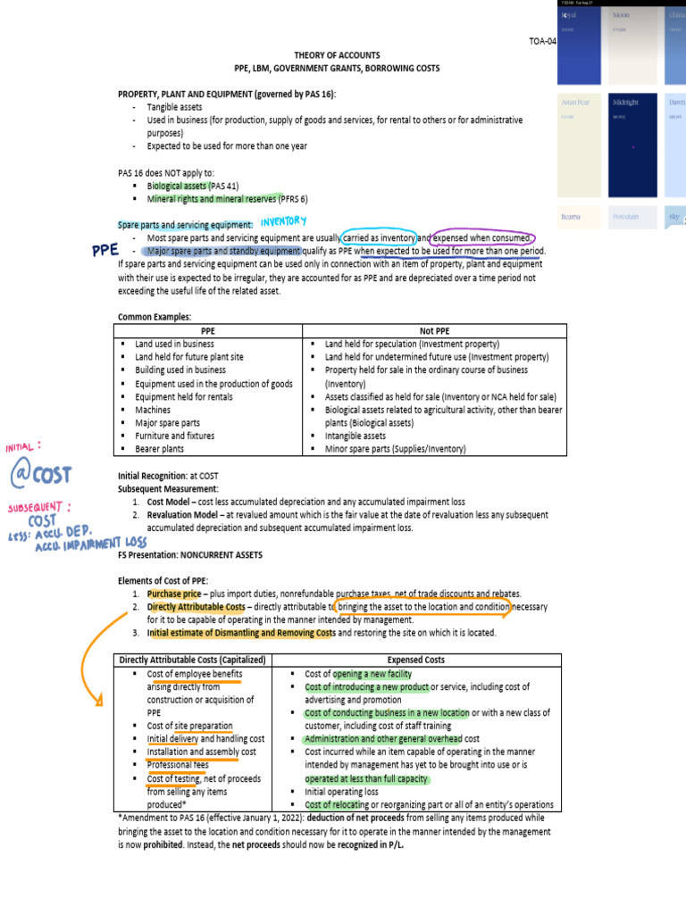 Understanding Property, Plant, and Equipment | PDF | Expense | Depreciation