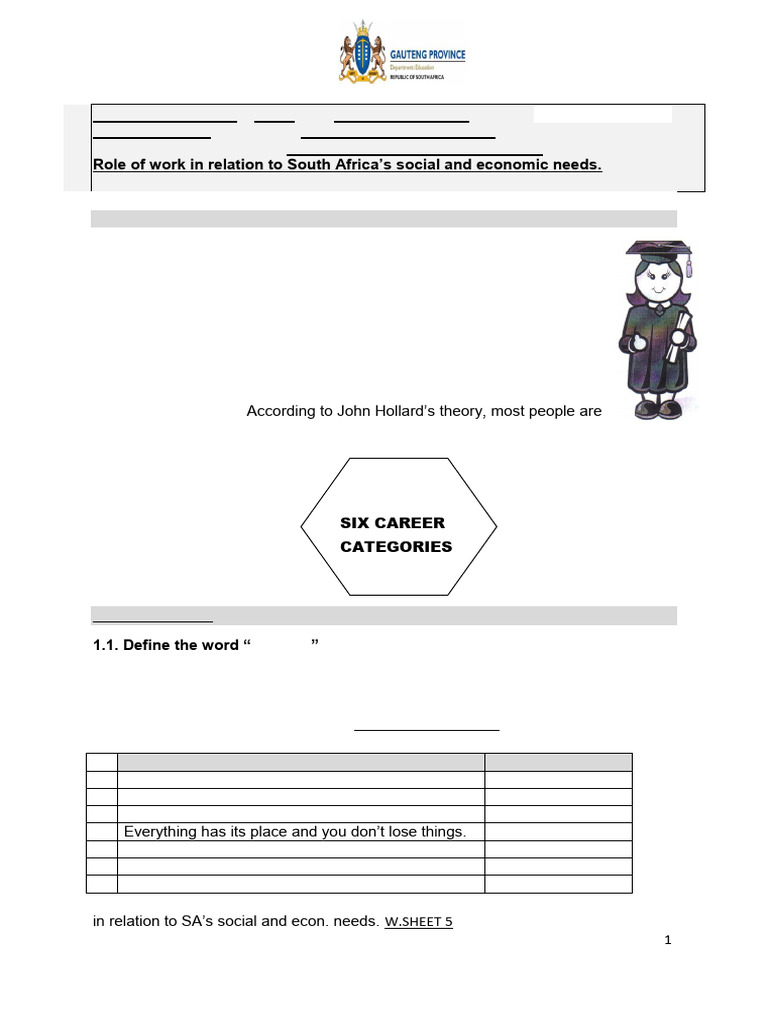 Six Career Categories for Grade 8 | PDF | Taxes | Learning