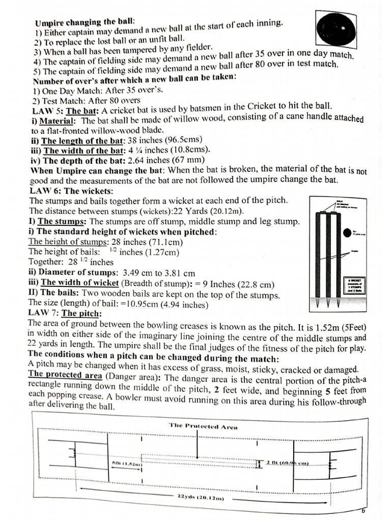 Cricket Notes | PDF