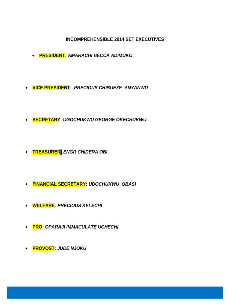 Executives | PDF