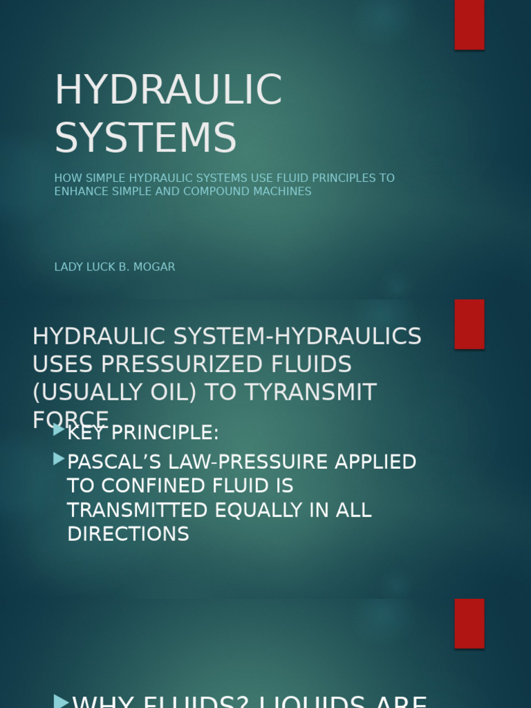 Basics of Hydraulic Systems Explained | PDF