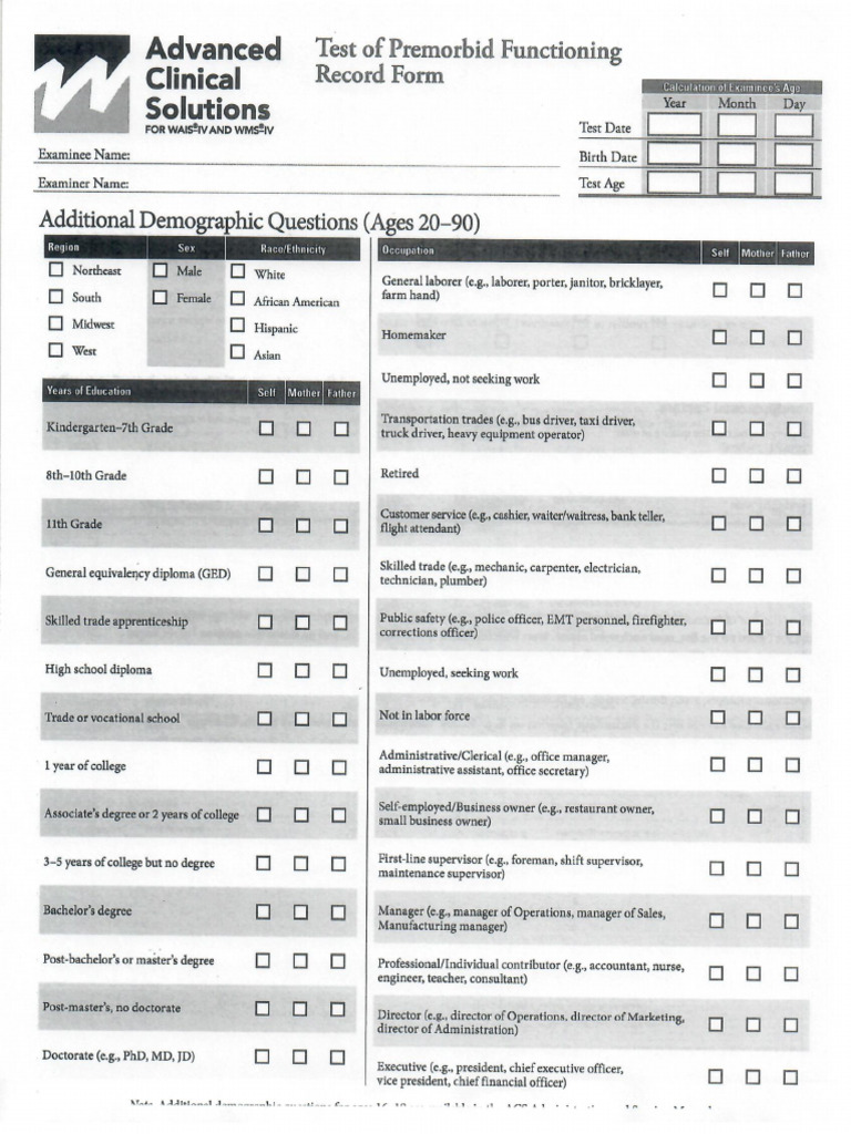 TOPF Instructions | PDF