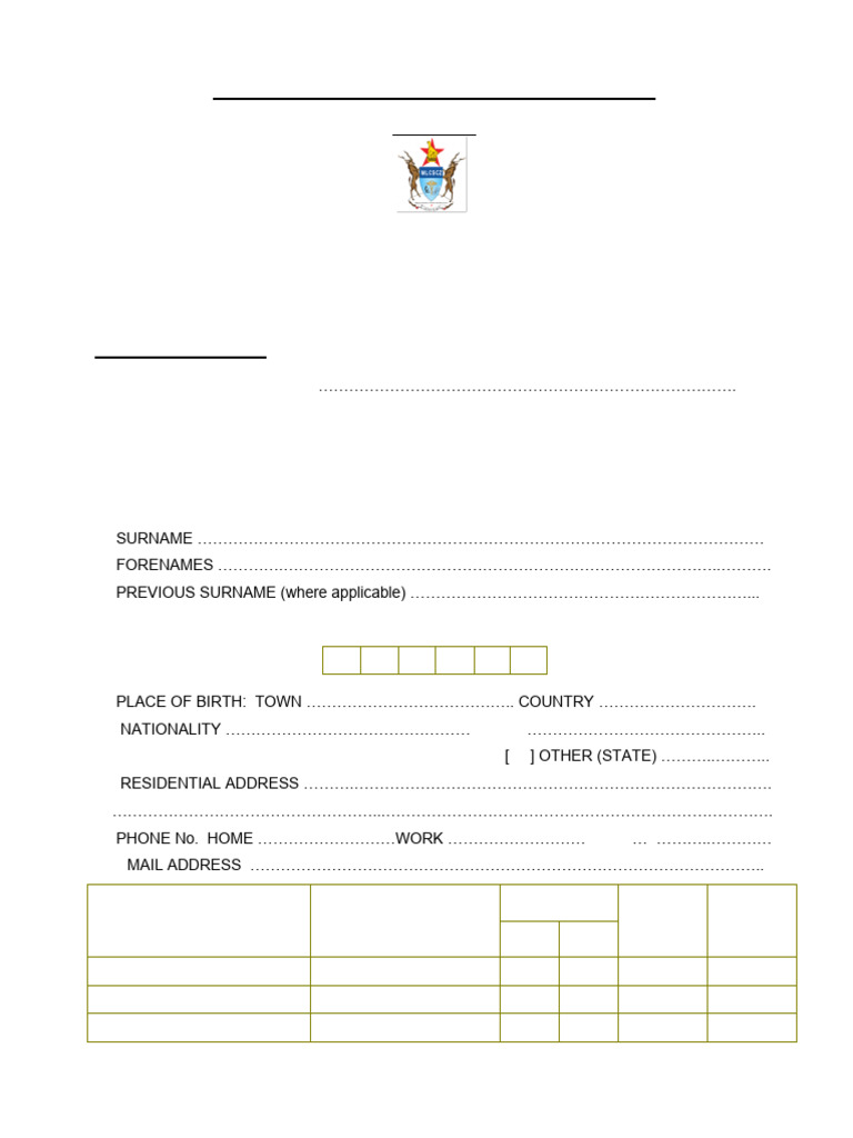 Medical Laboratory Registration Form | PDF | Health Care