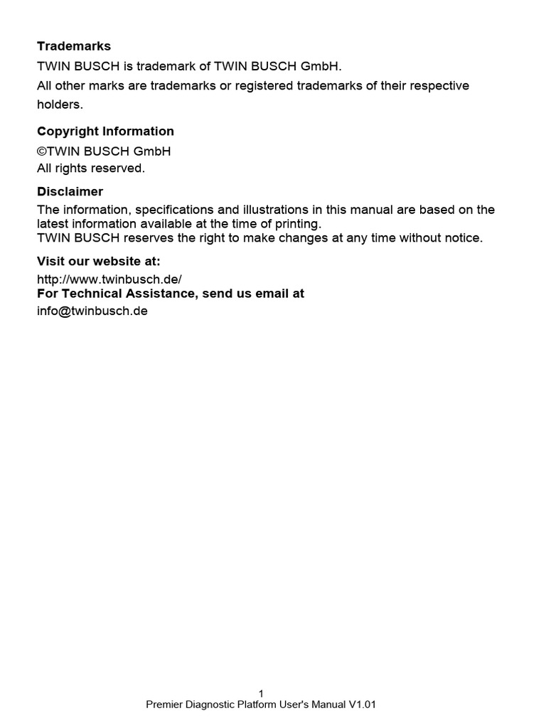 Premier Diagnostic Platform i70Pro User's Manual V1.01 | PDF | Usb ...