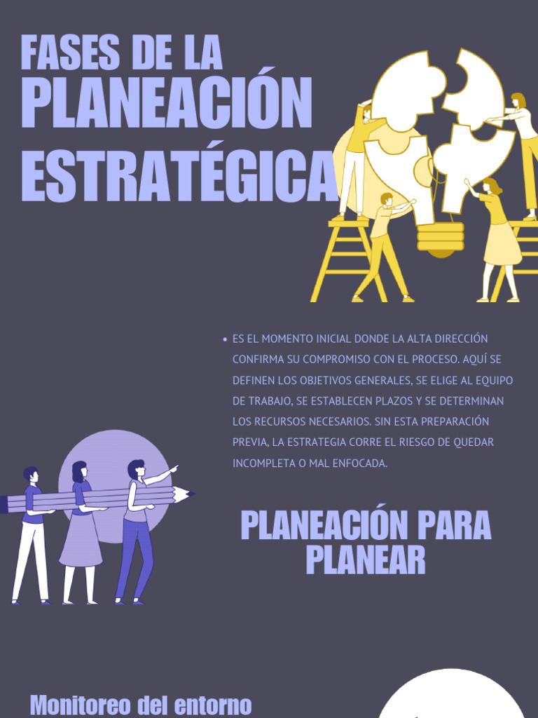 Fases de Planeación Estratégica Efectiva | PDF | Planificación ...
