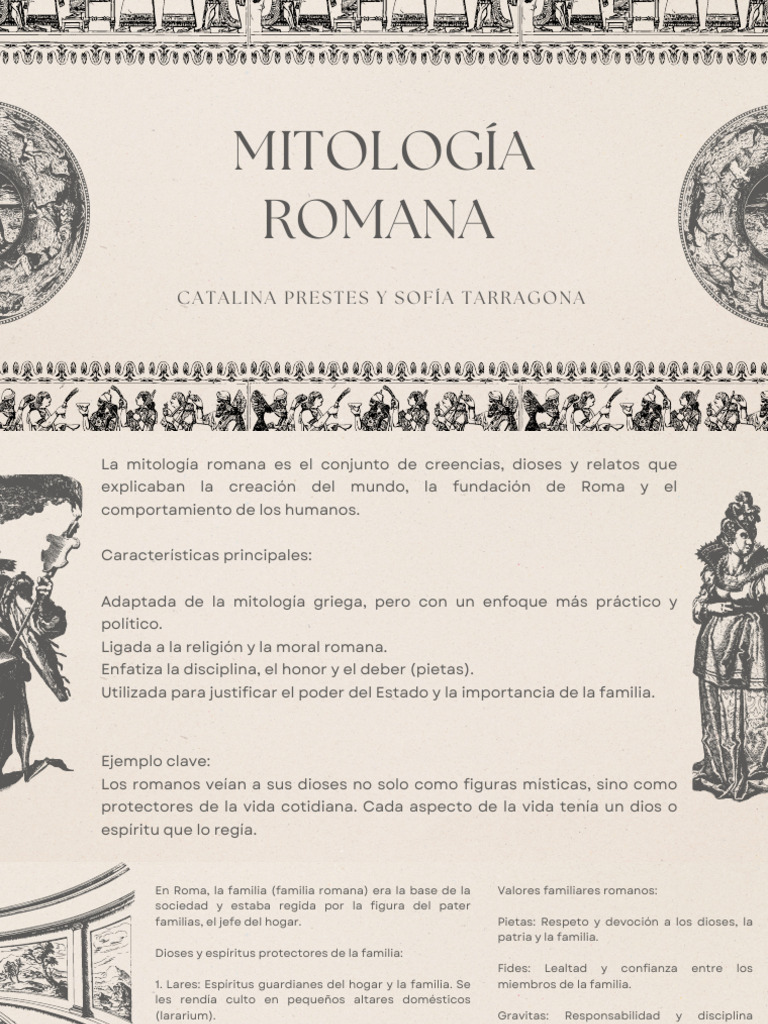 Mitología Romana: Dioses y Familia | PDF | imperio Romano | Mitología ...