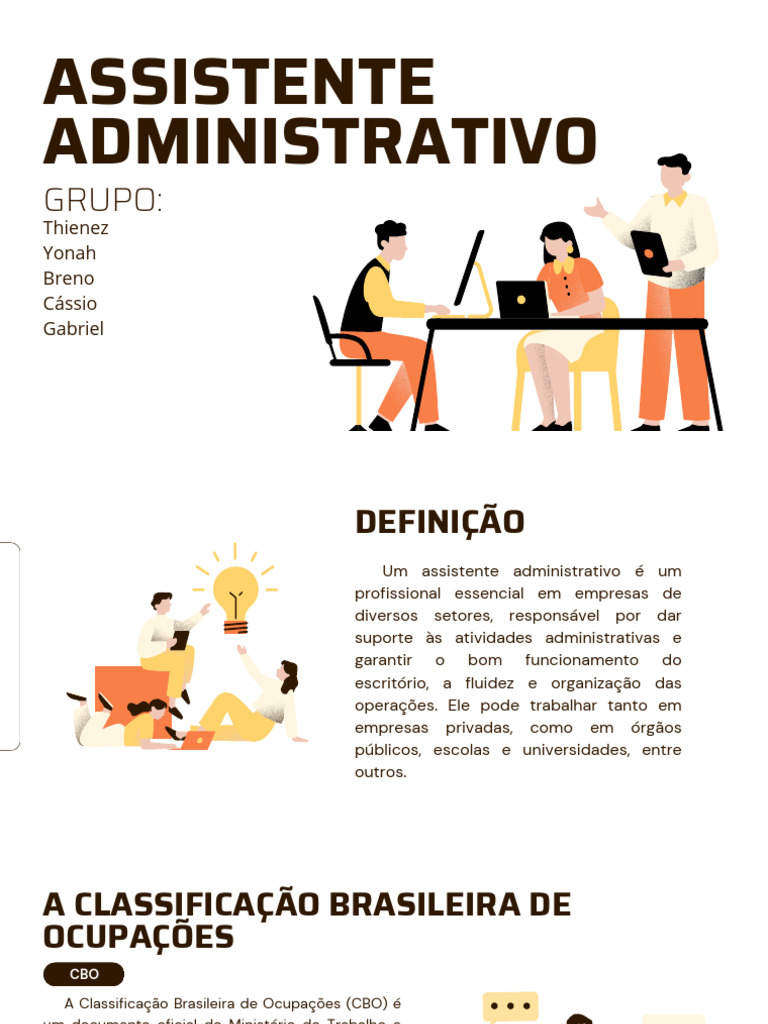 Funções e Salário do Assistente Administrativo | PDF