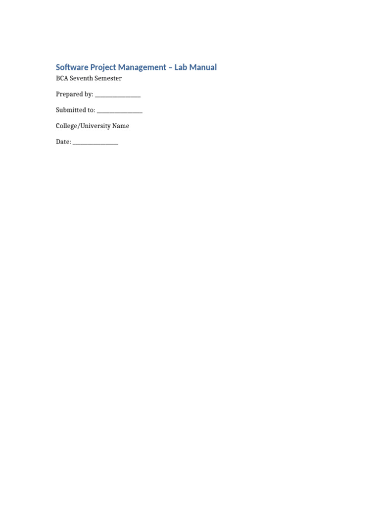 OpenProj in Software Project Management | PDF | Project Management ...