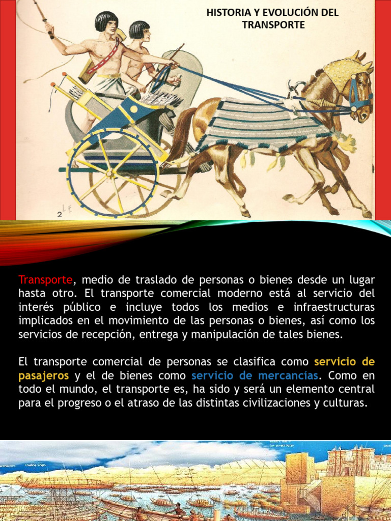 Historia y Evolución del Transporte | PDF | Revolución industrial ...