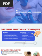 Field Block Anesthesia Techniques | PDF | Anesthesia | Injection (Medicine)