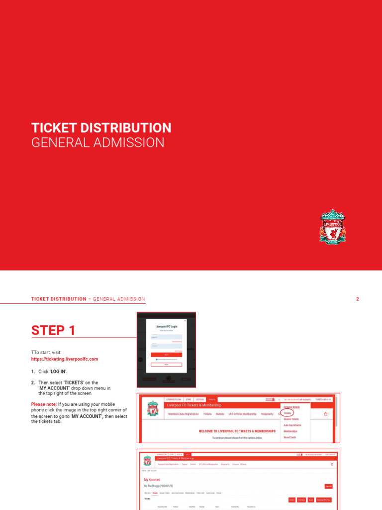 Ticket Distribution: General Admission | PDF