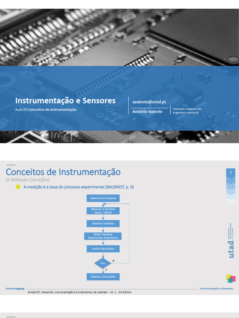 Conceitos Fundamentais de Instrumentação | PDF | Medição | Instrumentação