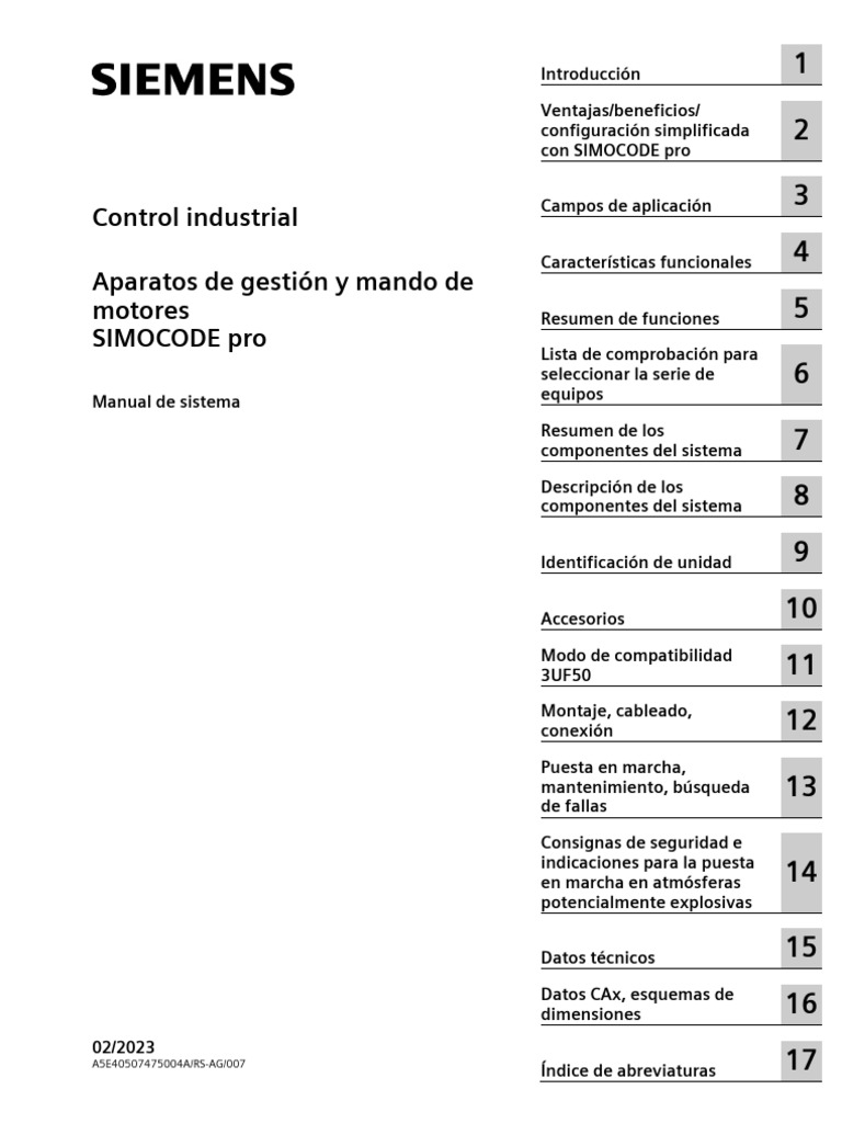 Systemhandbuch SIMOCODE Pro Es-MX | PDF | Automatización | Software