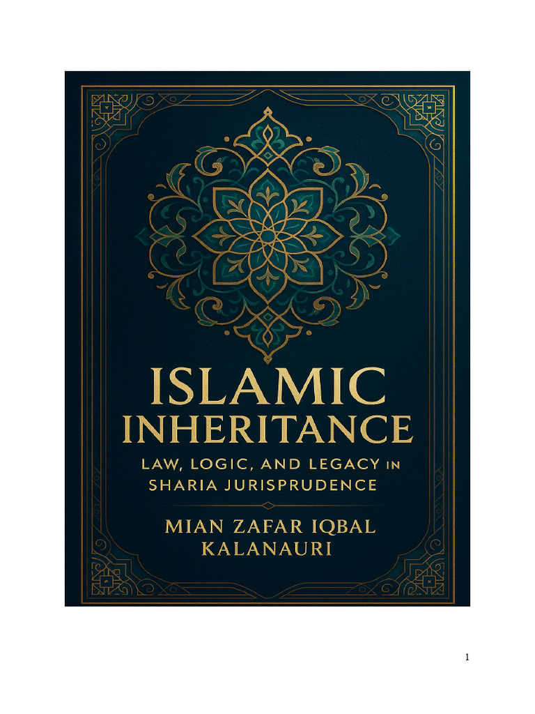 Islamic Inheritance _ Law Logic Legacy in Jurisprudence | PDF