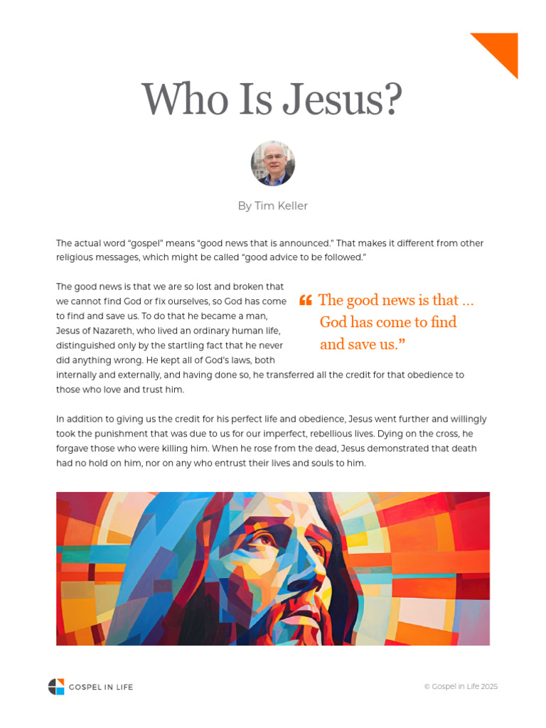 Understanding the Gospel of Jesus | PDF | Jesus | Faith