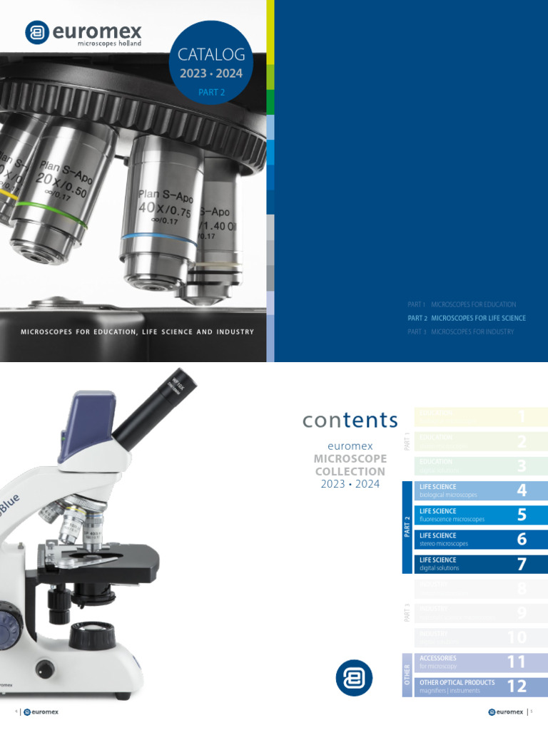 2023-2024 Microscope Catalog Overview | PDF | Microscope | Scientific ...