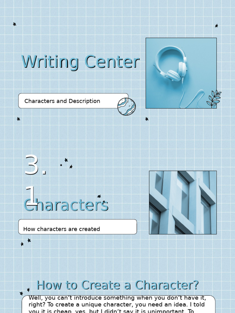 Character Creation and Description Guide | PDF | Emotions | Plot ...